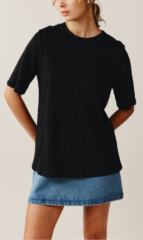 Marle | Kenna Tee - Black sold by Sister & Co