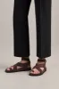 A.Emery | The Jalen Sandal - Walnut Suede sold by Sister & Co