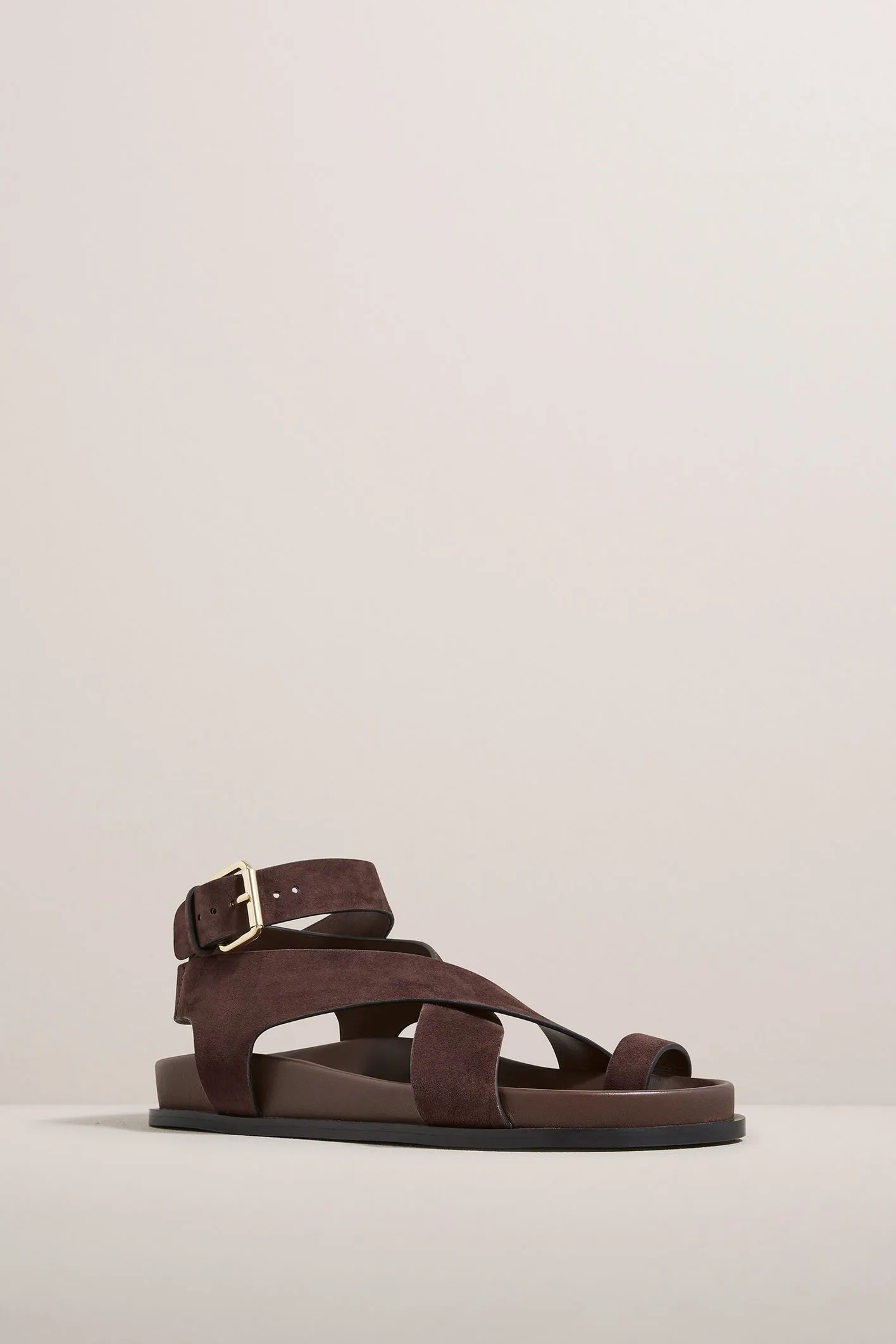 A.Emery | The Jalen Sandal - Walnut Suede sold by Sister & Co product image thumbnail 4