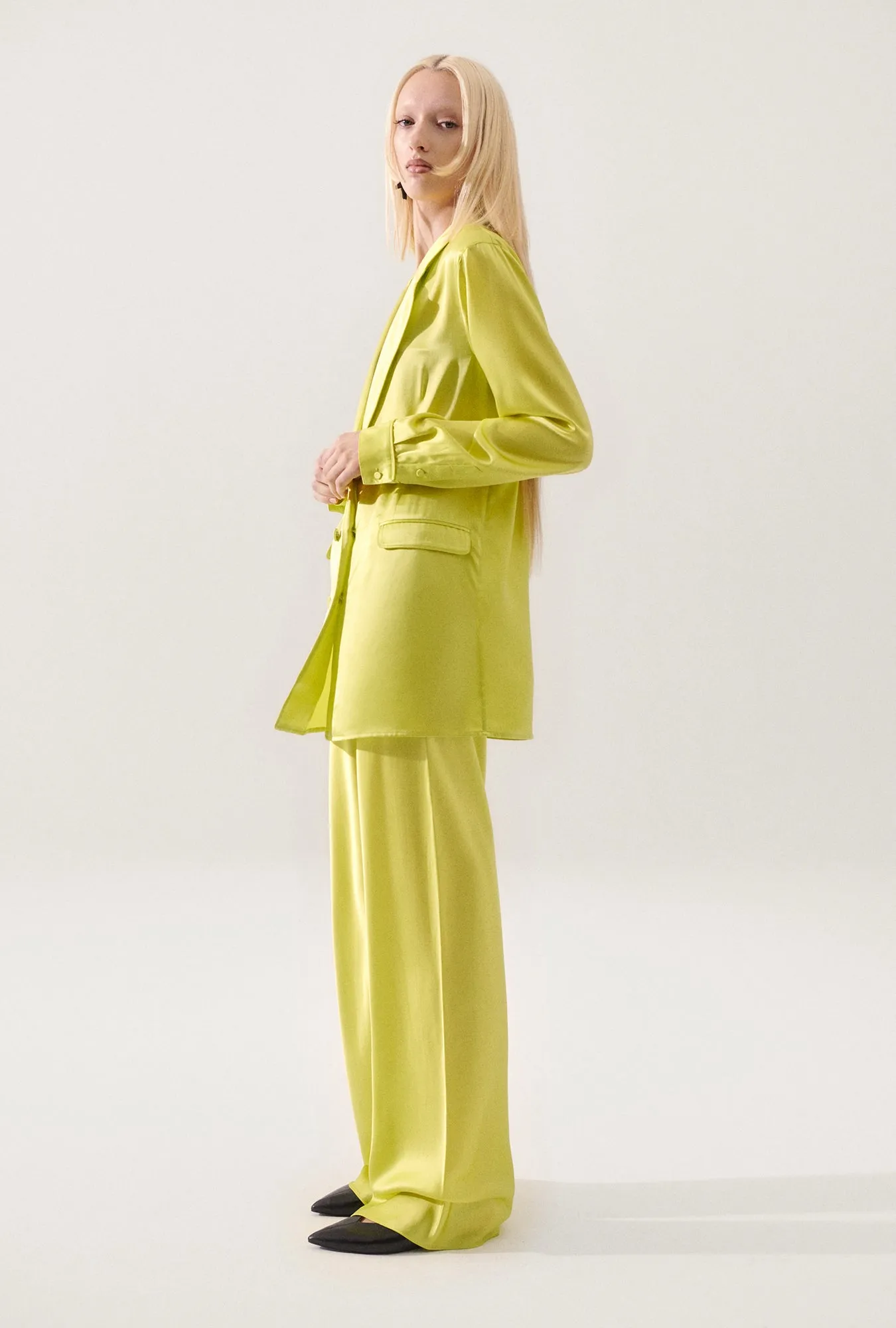 Silk Laundry | Relaxed Blazer - Absinthe sold by Sister & Co product image thumbnail 3