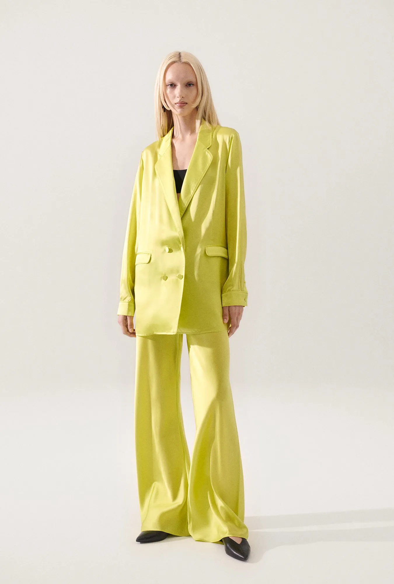 Silk Laundry | Relaxed Blazer - Absinthe sold by Sister & Co product image thumbnail 2