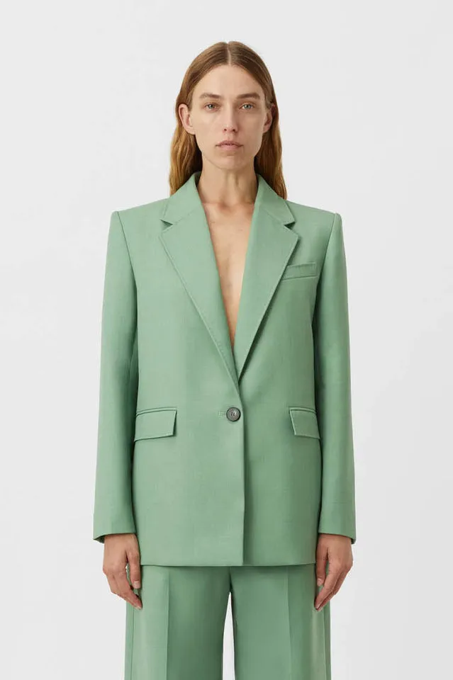 Camilla and Marc | Flora Blazer - Light Eucalyptus Green sold by Sister & Co product image thumbnail 2