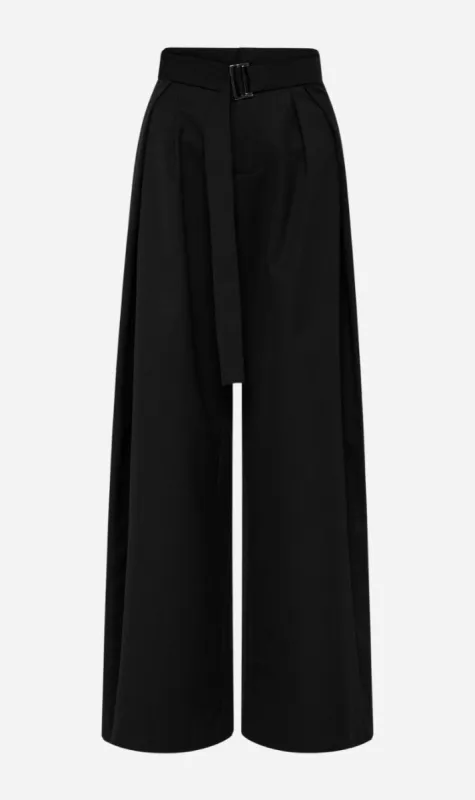 St Agni | Fold Trousers - Black sold by Sister & Co