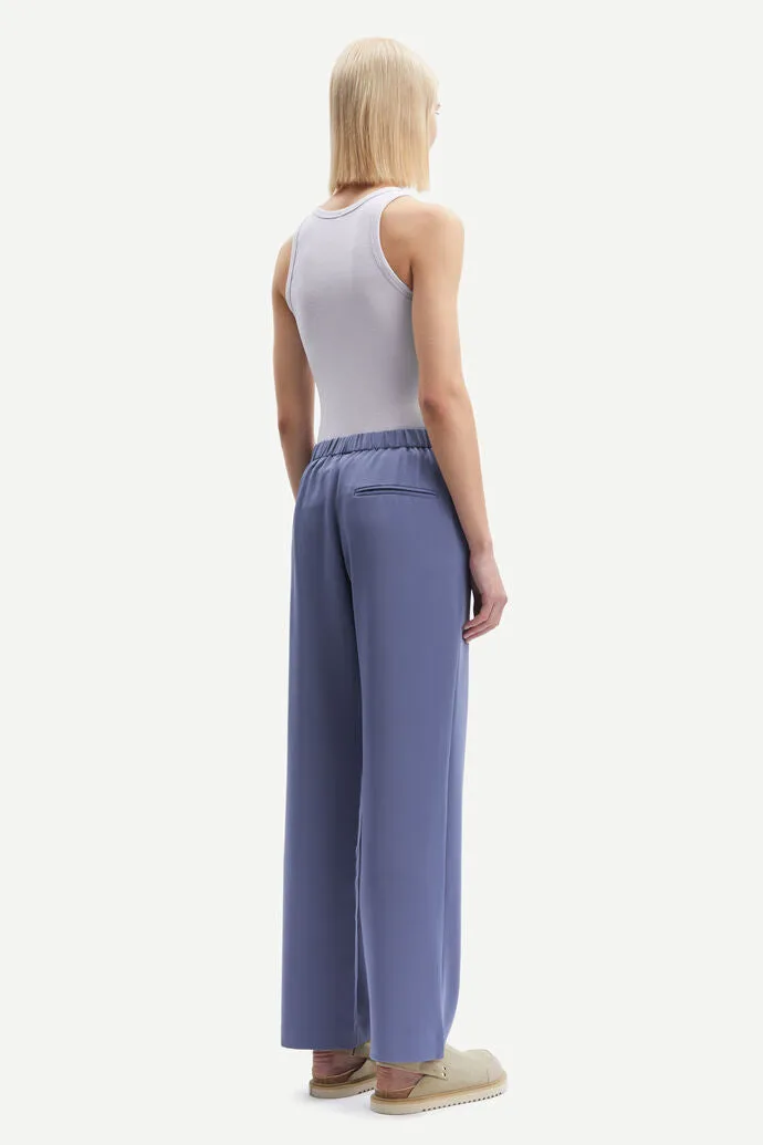 Samsoe Samsoe | Hoys Straight Pants - Nightshadow Blue sold by Sister & Co product image thumbnail 3