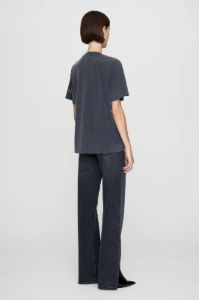 Anine Bing | Hudson Tee Brigitte Bardot - Washed Black sold by Sister & Co