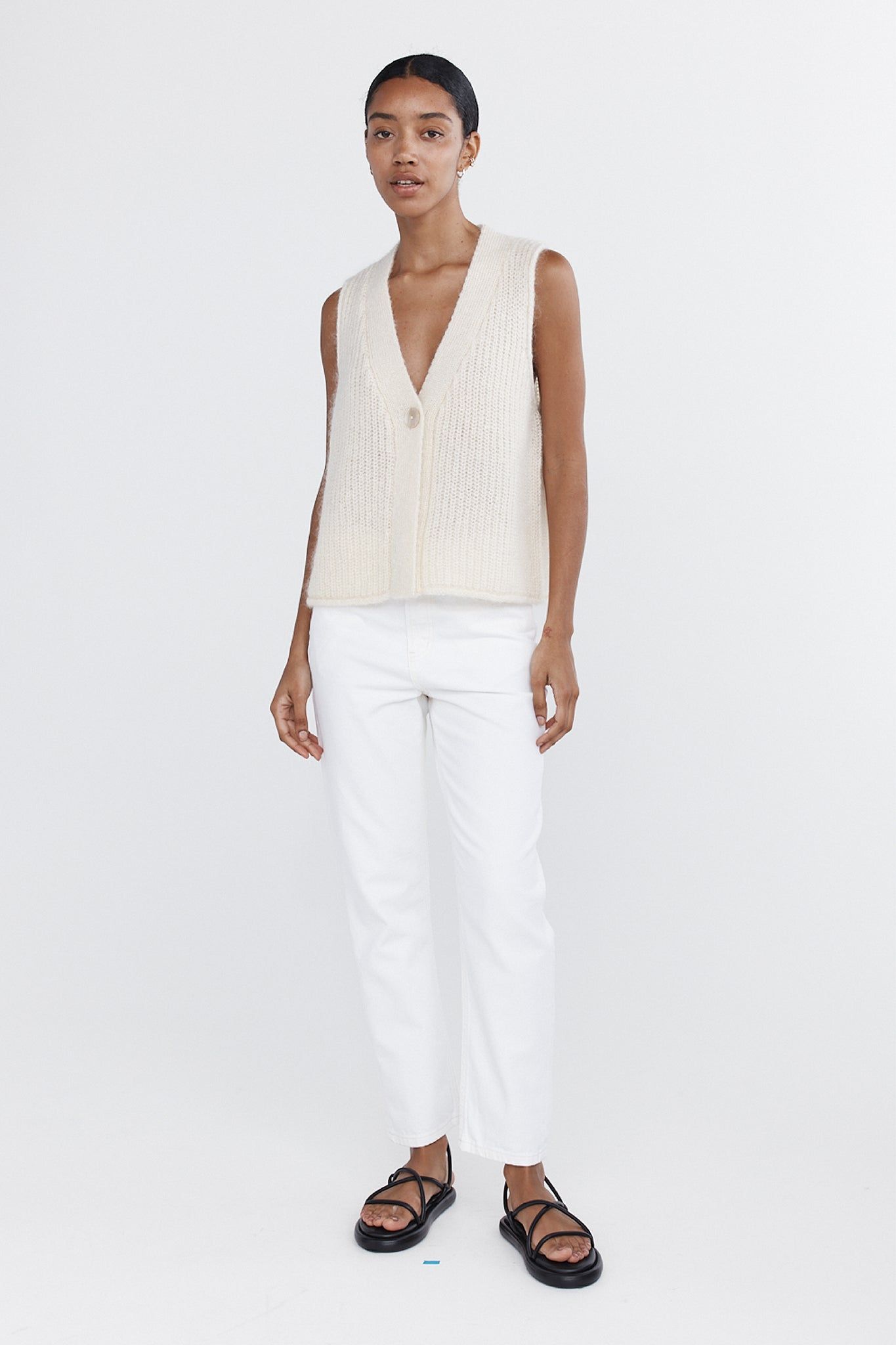 Marle | Jai Vest - Ivory sold by Sister & Co product image thumbnail 2