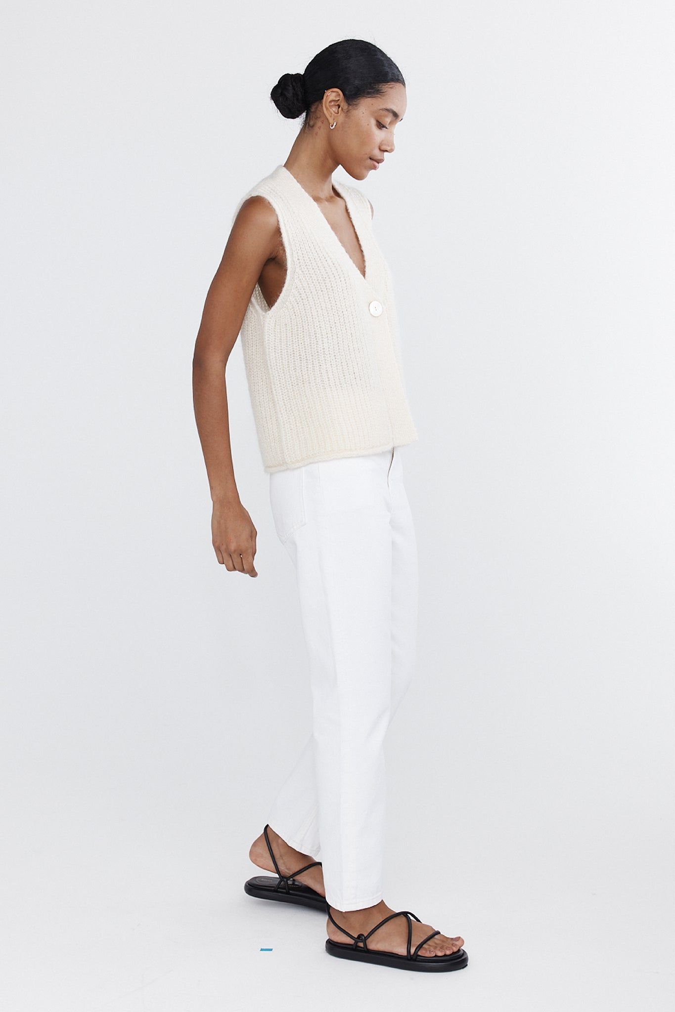 Marle | Jai Vest - Ivory sold by Sister & Co product image thumbnail 3
