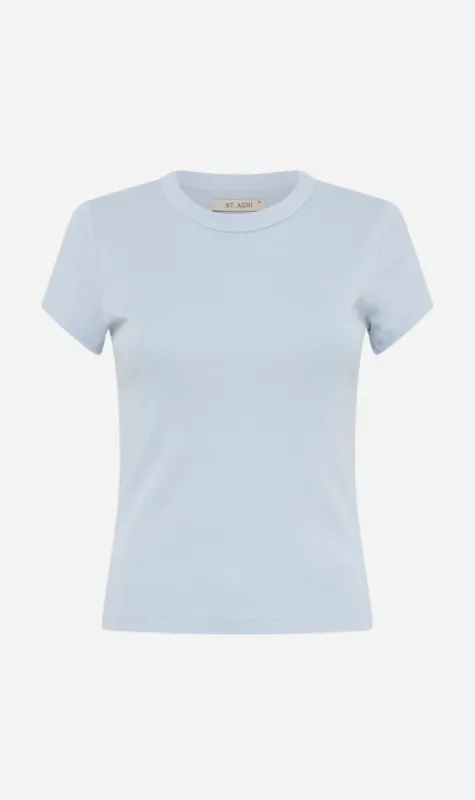 St Agni | Organic Cotton Baby Tee - Stone Blue sold by Sister & Co