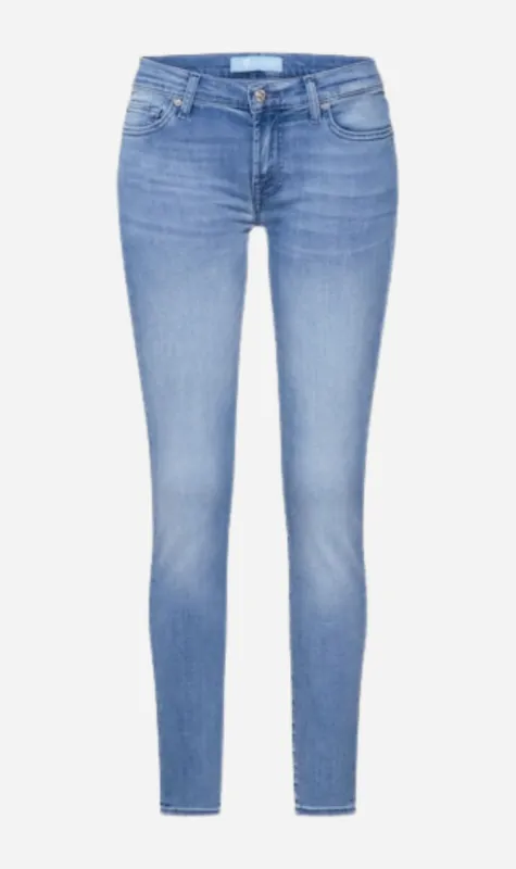 7 For All Mankind | Skinny Crop Mirage - Light Blue sold by Sister & Co