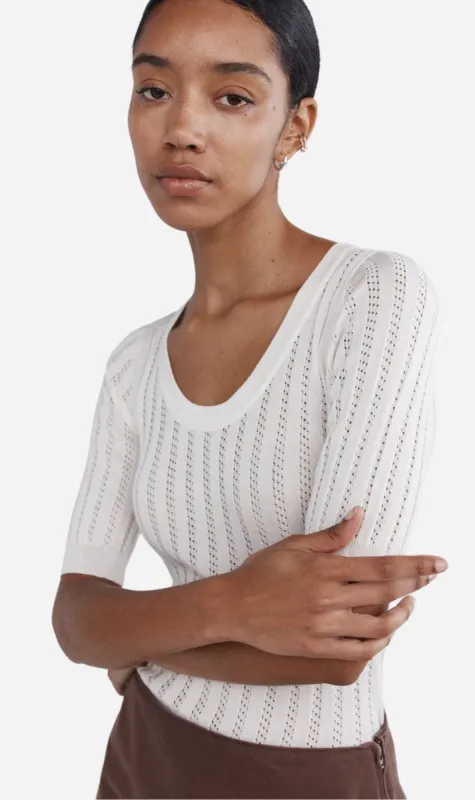 Marle | Sidra Top - Ivory sold by Sister & Co