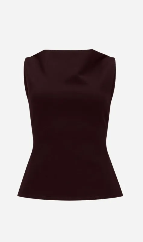 Harris Tapper | Bea Top - Rosso sold by Sister & Co