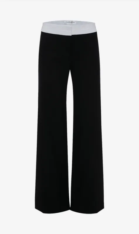 Victoria Beckham | Side Panel Trouser - Black sold by Sister & Co
