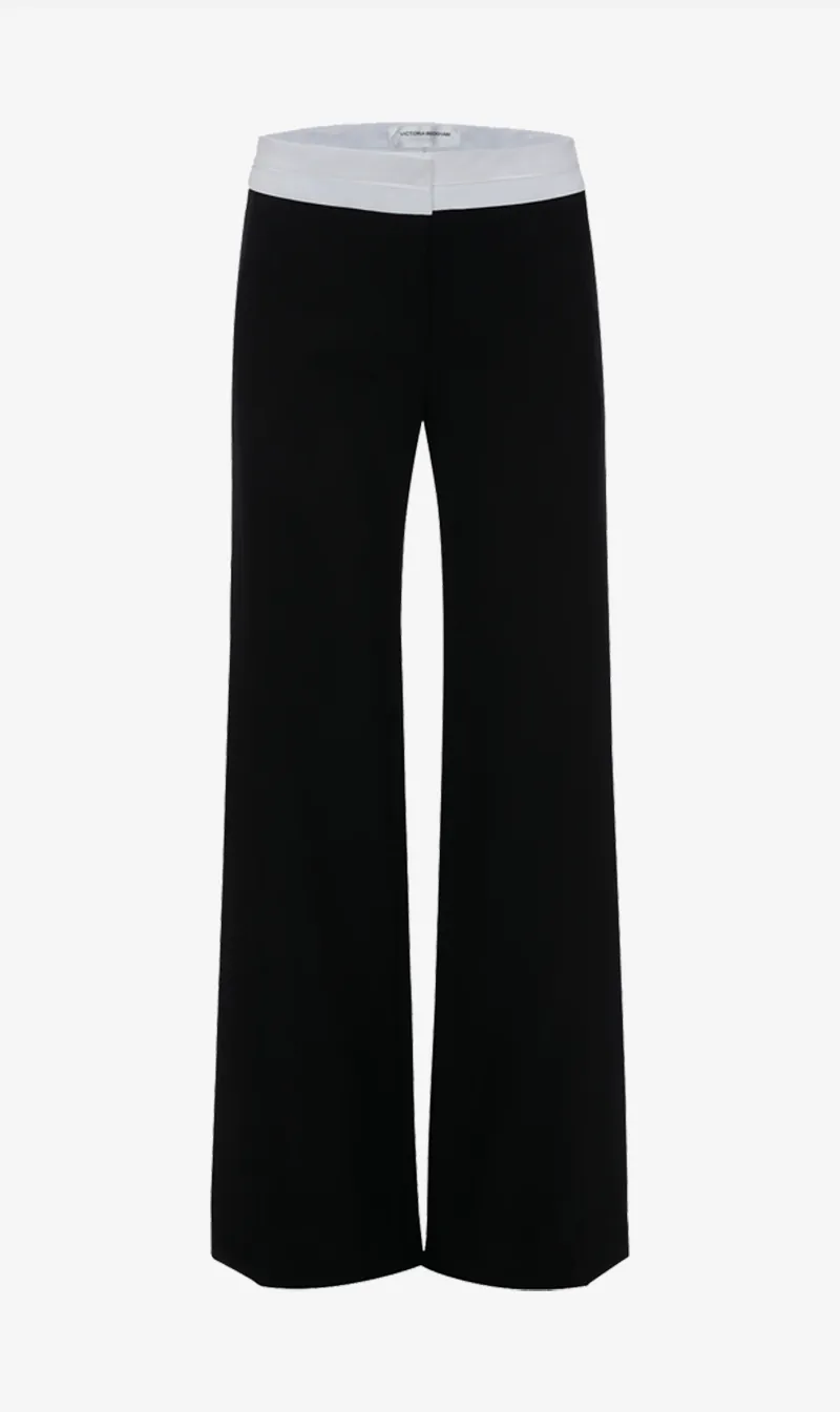 Victoria Beckham | Side Panel Trouser - Black sold by Sister & Co