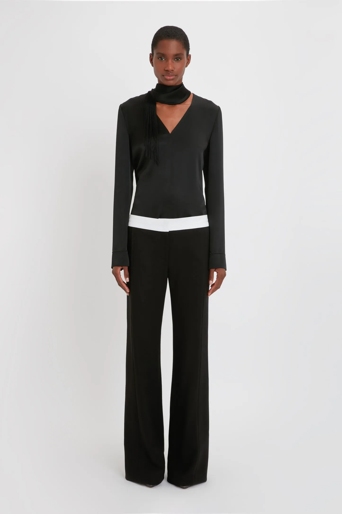 Victoria Beckham | Side Panel Trouser - Black sold by Sister & Co product image thumbnail 2