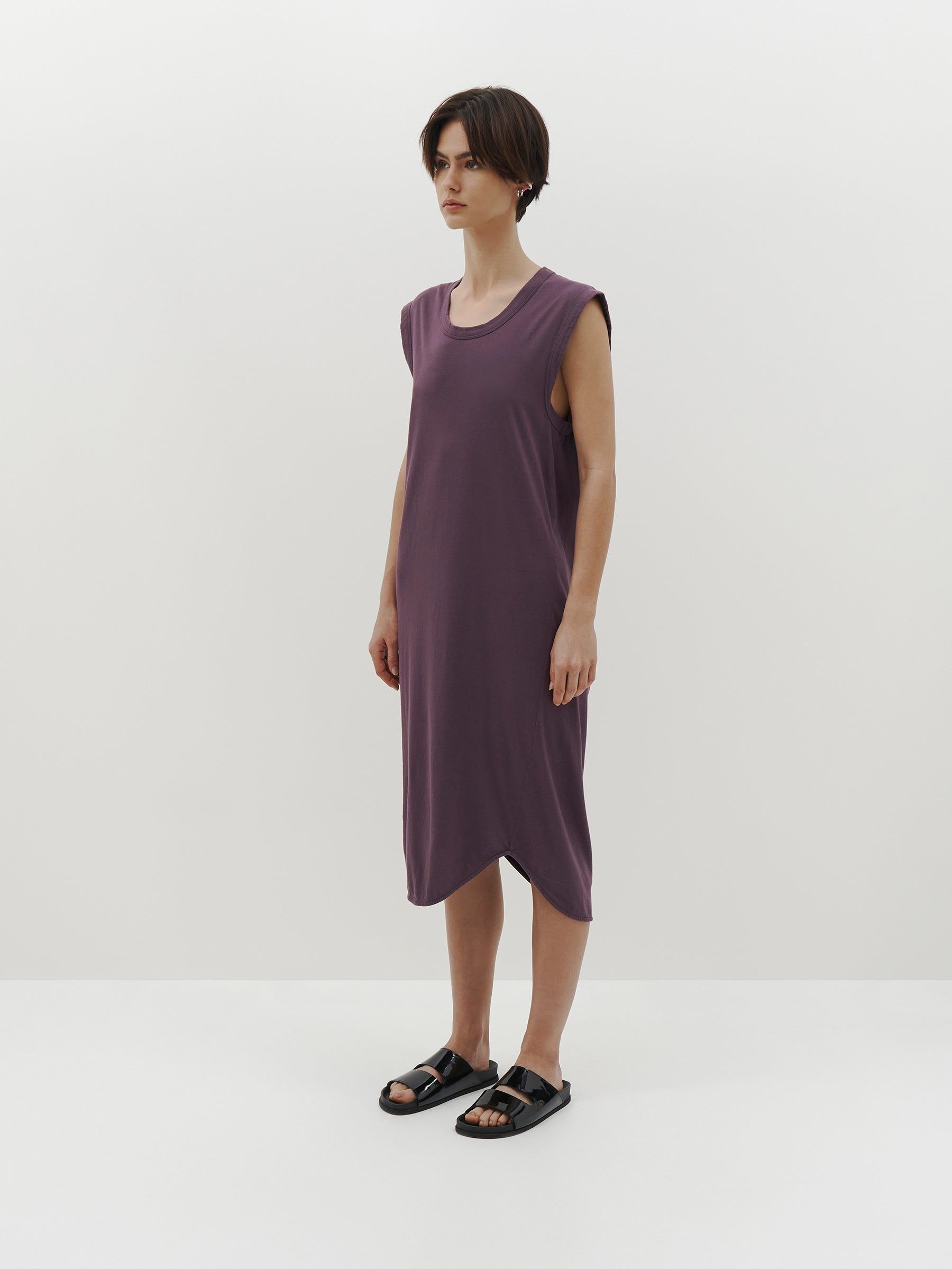 Bassike | Slim Muscle Tank Dress - Cuttlefish sold by Sister & Co product image thumbnail 3