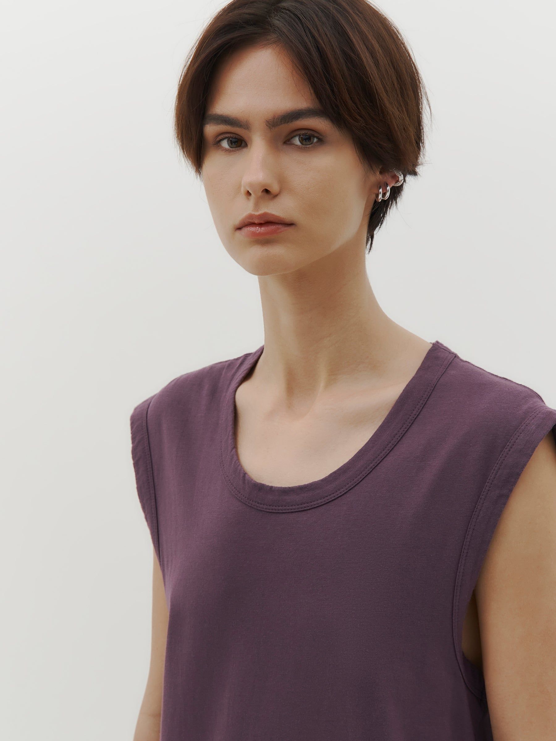 Bassike | Slim Muscle Tank Dress - Cuttlefish sold by Sister & Co product image thumbnail 5