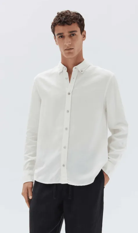 Assembly Label | Rosco Long Sleeve Shirt - Antique White sold by Sister & Co