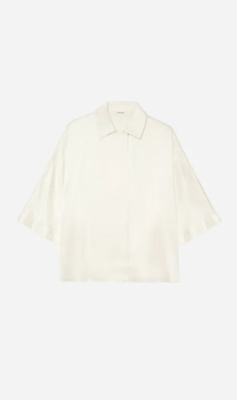 Anine Bing | Julia Shirt - Ivory sold by Sister & Co