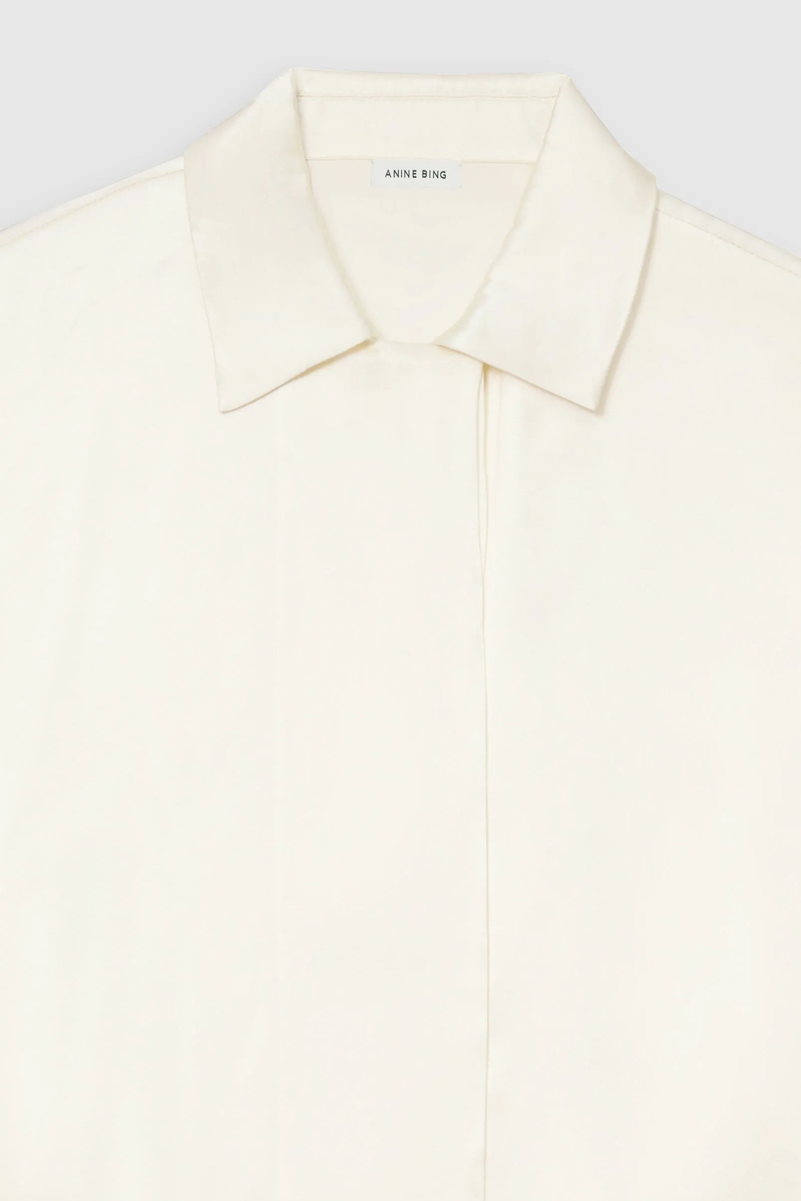 Anine Bing | Julia Shirt - Ivory sold by Sister & Co product image thumbnail 4