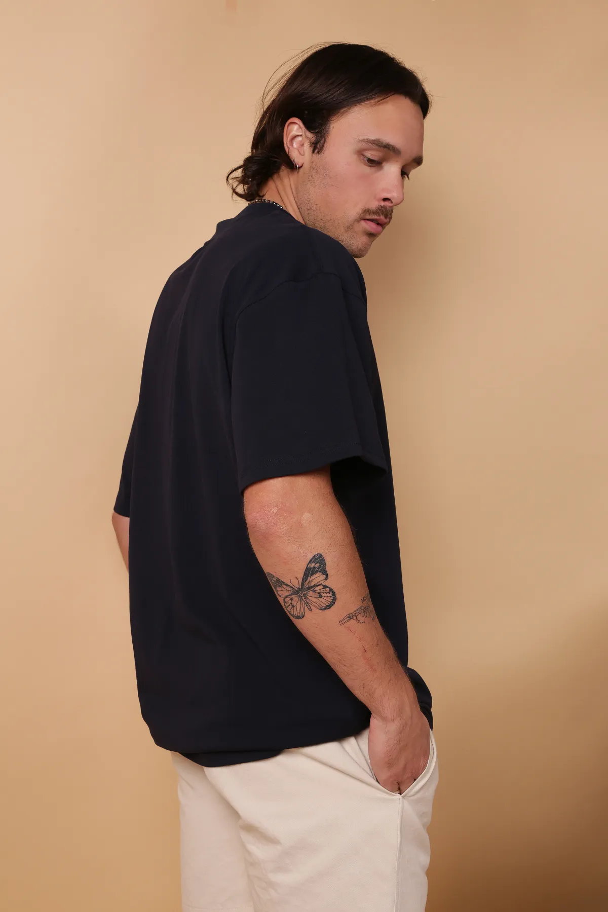 Kore Studios | Kore Basic Tee - Navy sold by Sister & Co product image thumbnail 2