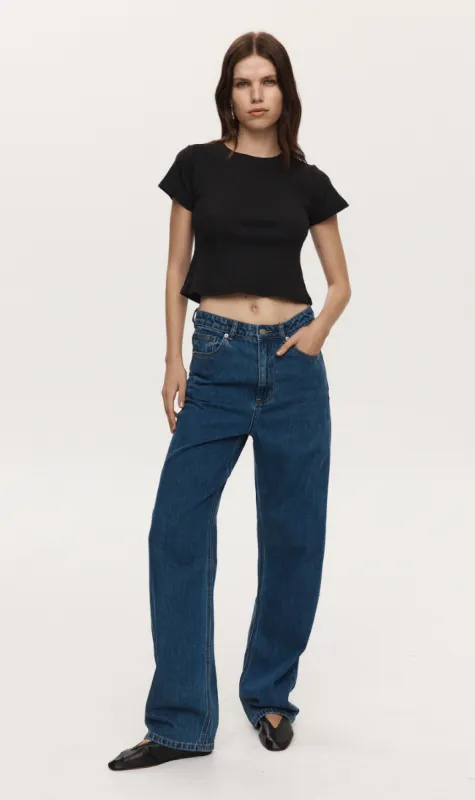 Marle | Emery Tee - Black sold by Sister & Co