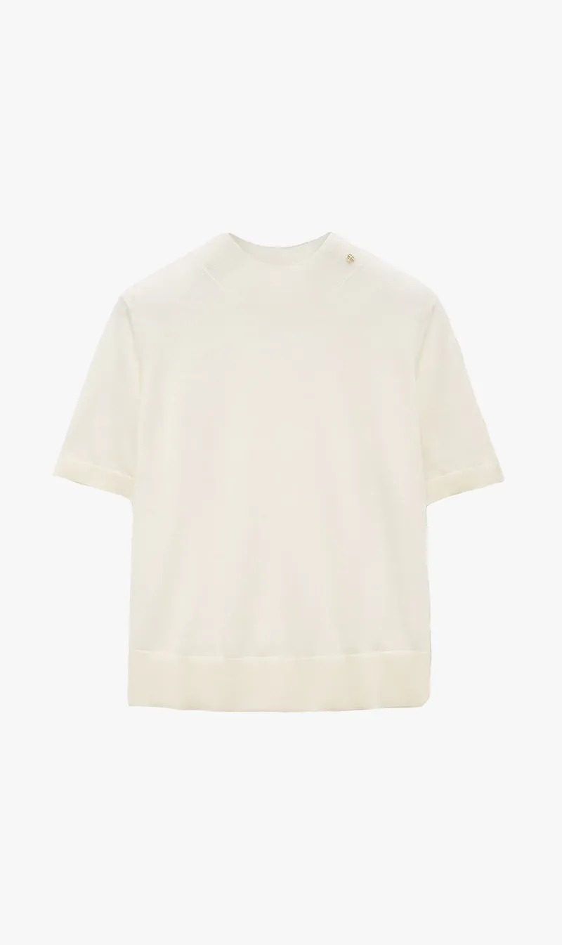 Anine Bing | Monique Sweater - Ivory sold by Sister & Co