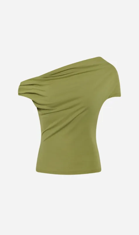 Paris Georgia | Elemental Ida Top - Apple sold by Sister & Co