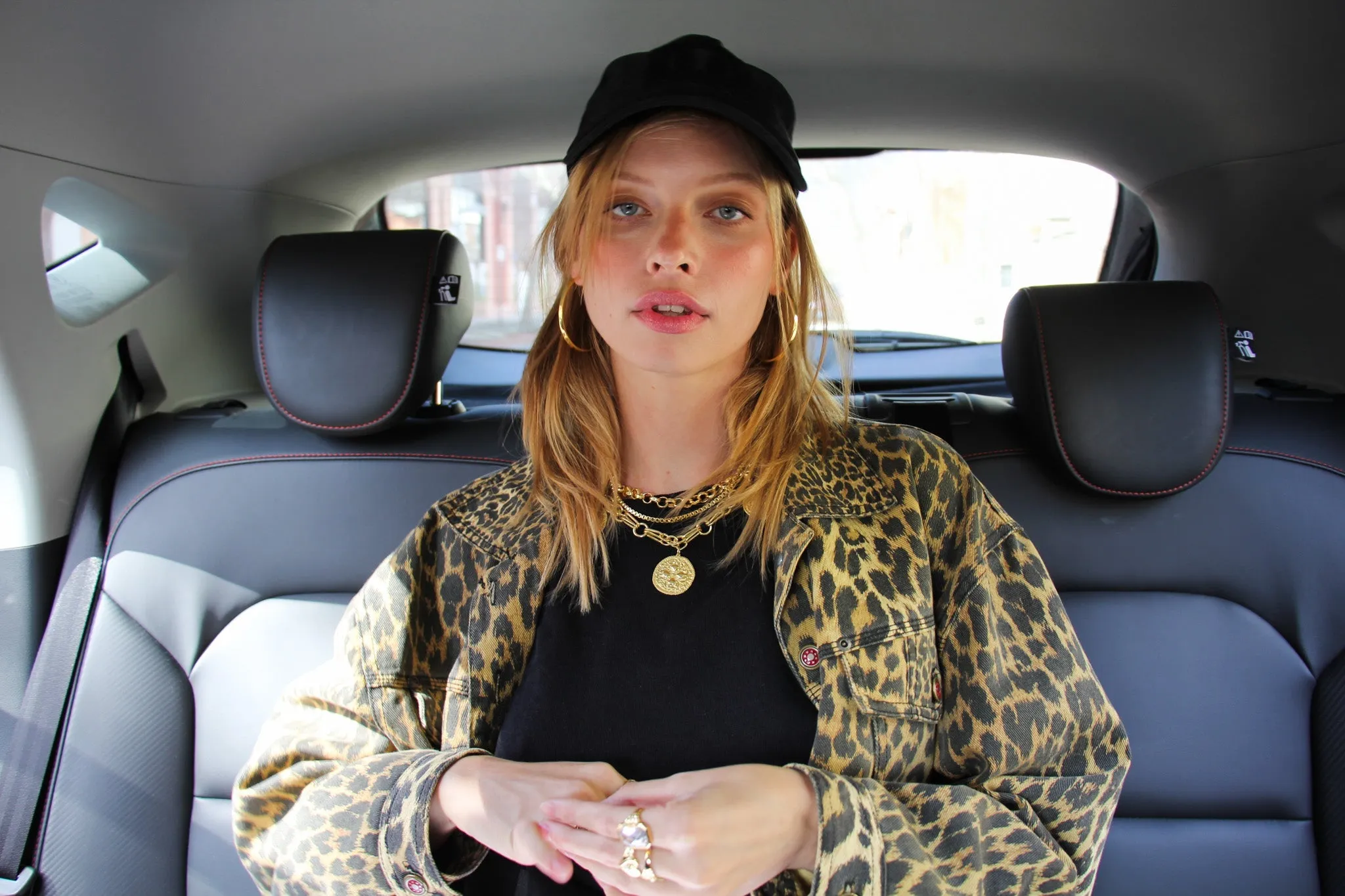 Mountain & Moon | Meesha Hoops - Gold sold by Sister & Co product image thumbnail 3