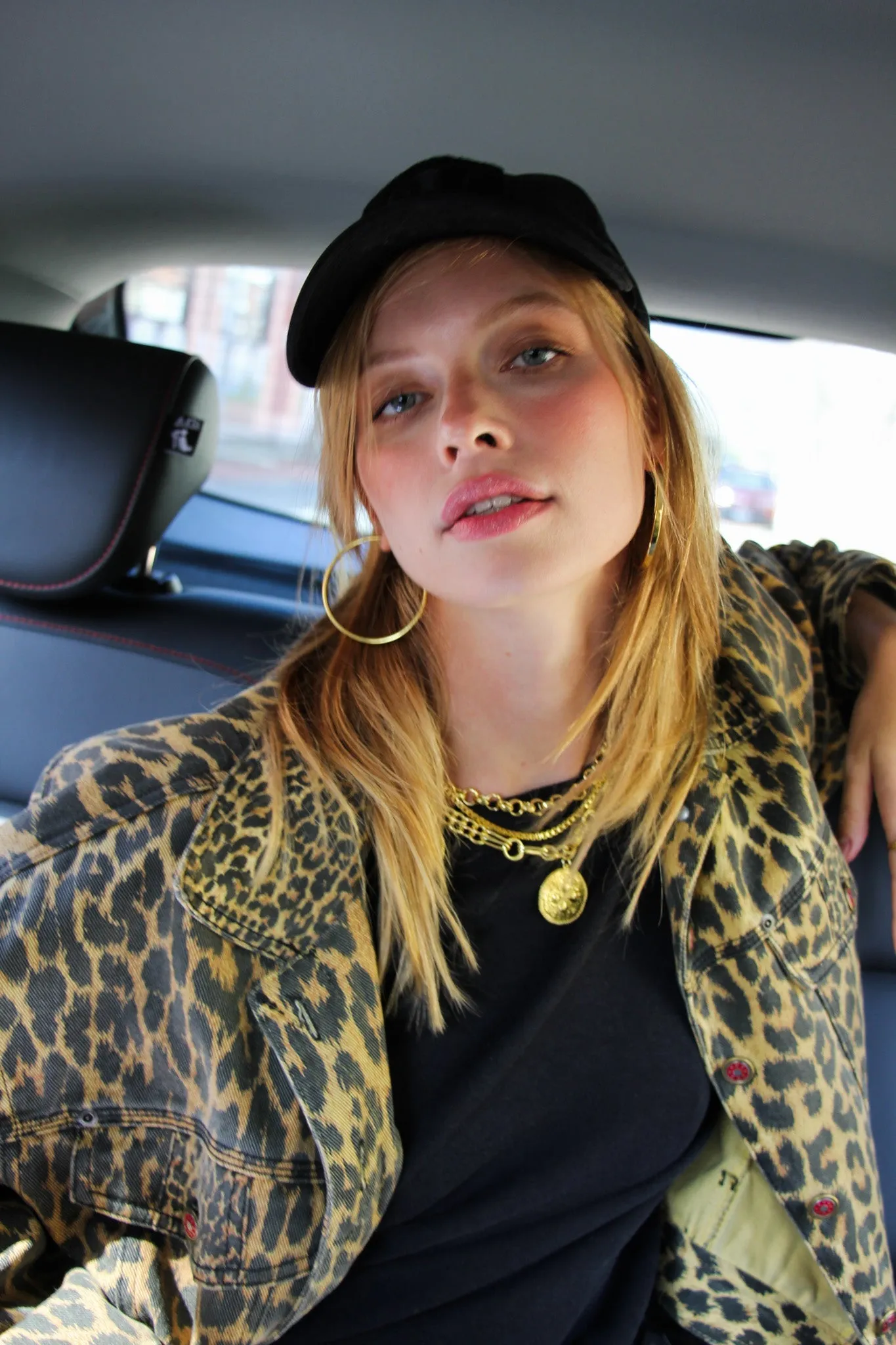 Mountain & Moon | Meesha Hoops - Gold sold by Sister & Co product image thumbnail 2