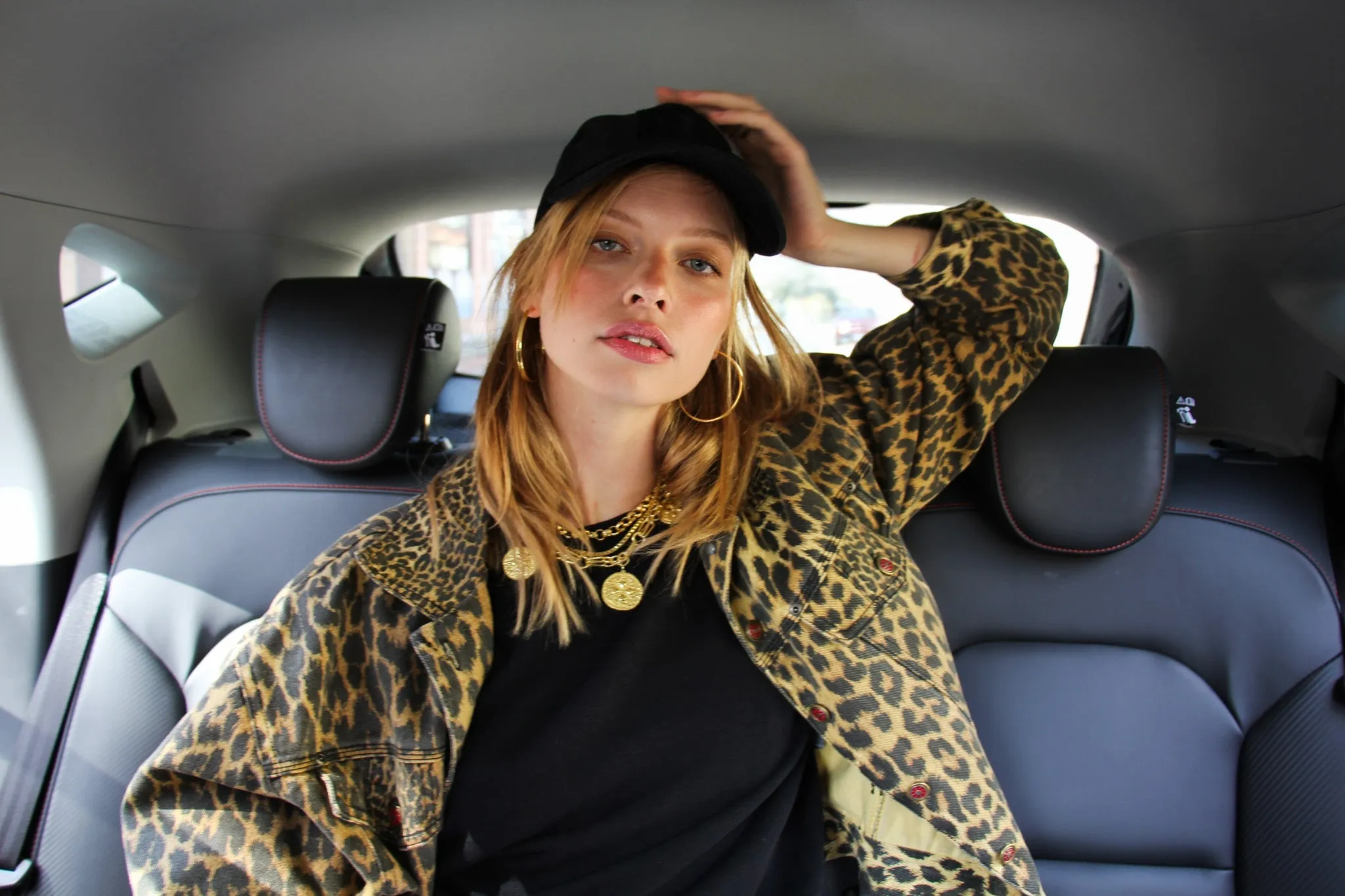 Mountain & Moon | Meesha Hoops - Gold sold by Sister & Co product image thumbnail 4