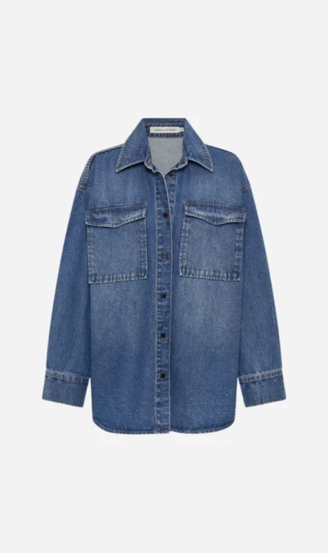 Camilla and Marc | Blanca Overshirt - Classic Blue sold by Sister & Co