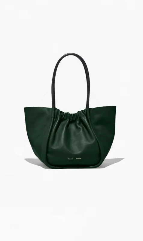 Proenza Schouler | Large Ruched Tote - Dark Green sold by Sister & Co