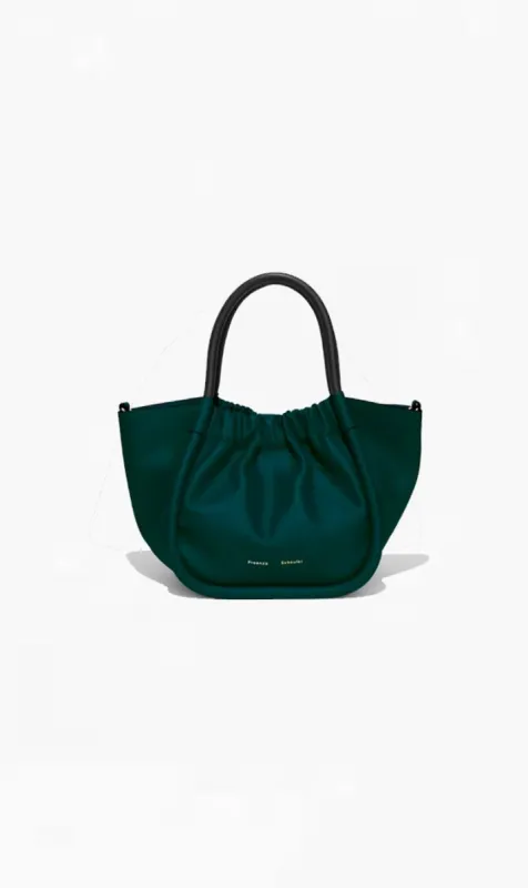 Proenza Schouler | Small Ruched Crossbody Tote - Dark Green sold by Sister & Co
