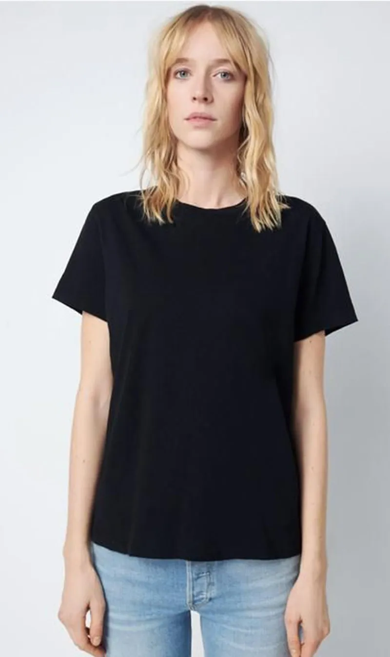 RE/DONE | 70's Loose Tee - Jet Black sold by Sister & Co