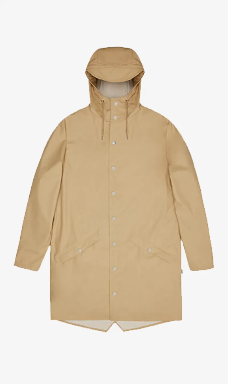 Rains | Long Jacket - Sand sold by Sisters & Co