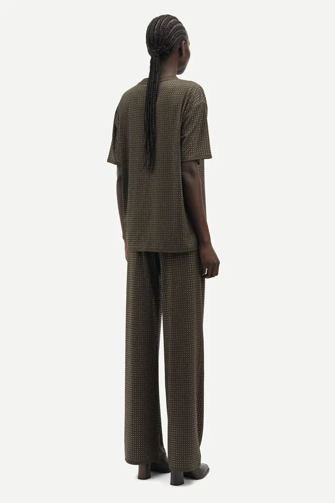 Samsoe Samsoe | Sachrishell Trousers - Black Olive sold by Sisters & Co product image thumbnail 5