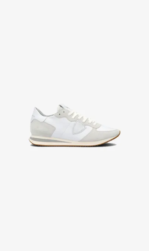 Philippe Model | Mens Trpx Low - Veau Blanc sold by Sister & Co