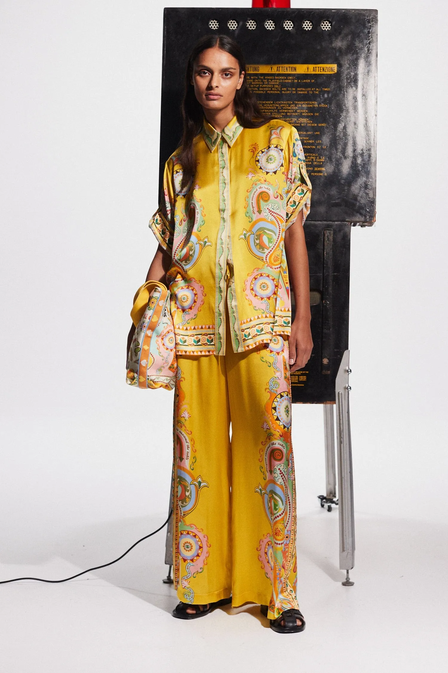 Alemais | Pinball Silk Shirt sold by Sister & Co product image thumbnail 3