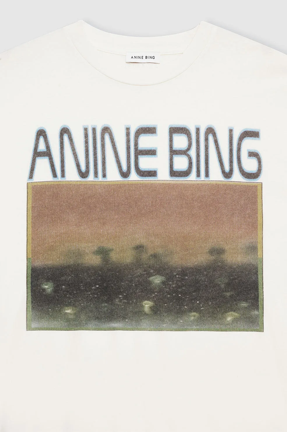 Anine Bing | Cade Tee Mushrooms - Off White sold by Sister & Co product image thumbnail 3