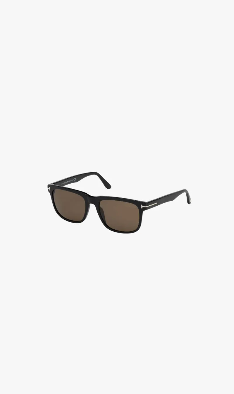 Tom Ford | Stephenson FT0775 01H 56 - Black Brown Pol sold by Sister & Co