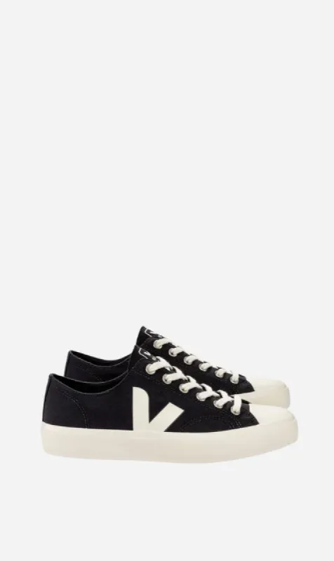 Veja | Wata II Low Canvas - Black/Pierre sold by Sister & Co
