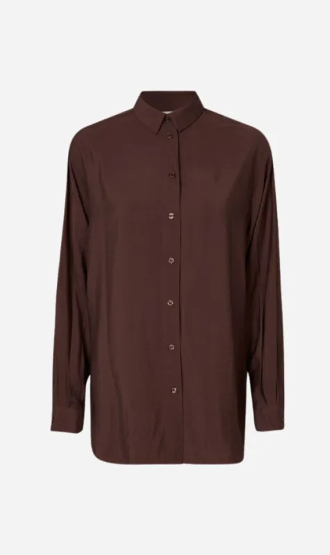 Samsoe Samsoe | Alfrida Shirt - Brown Stone sold by Sister & Co
