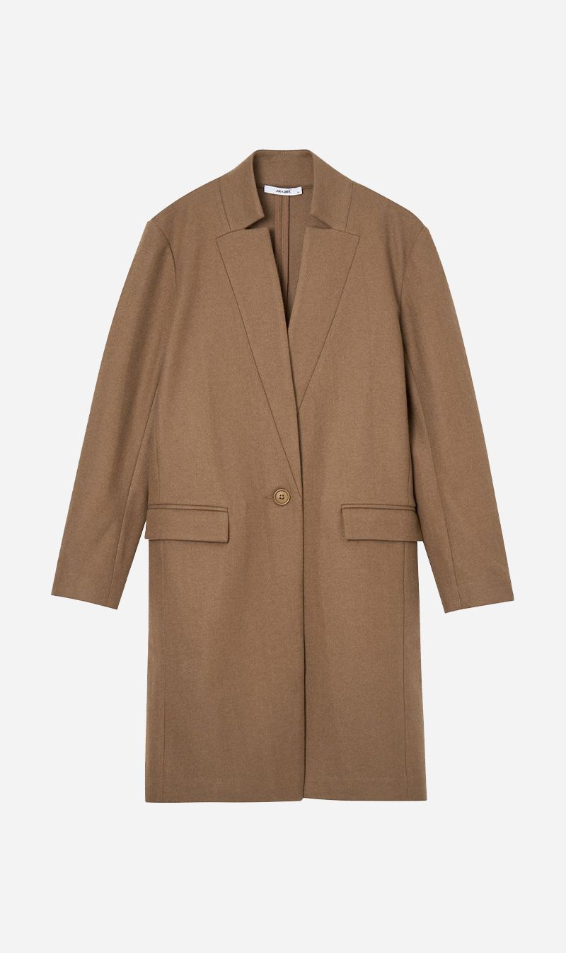 Jac+Jack | Aspects Coat - Bergamot sold by Sister & Co