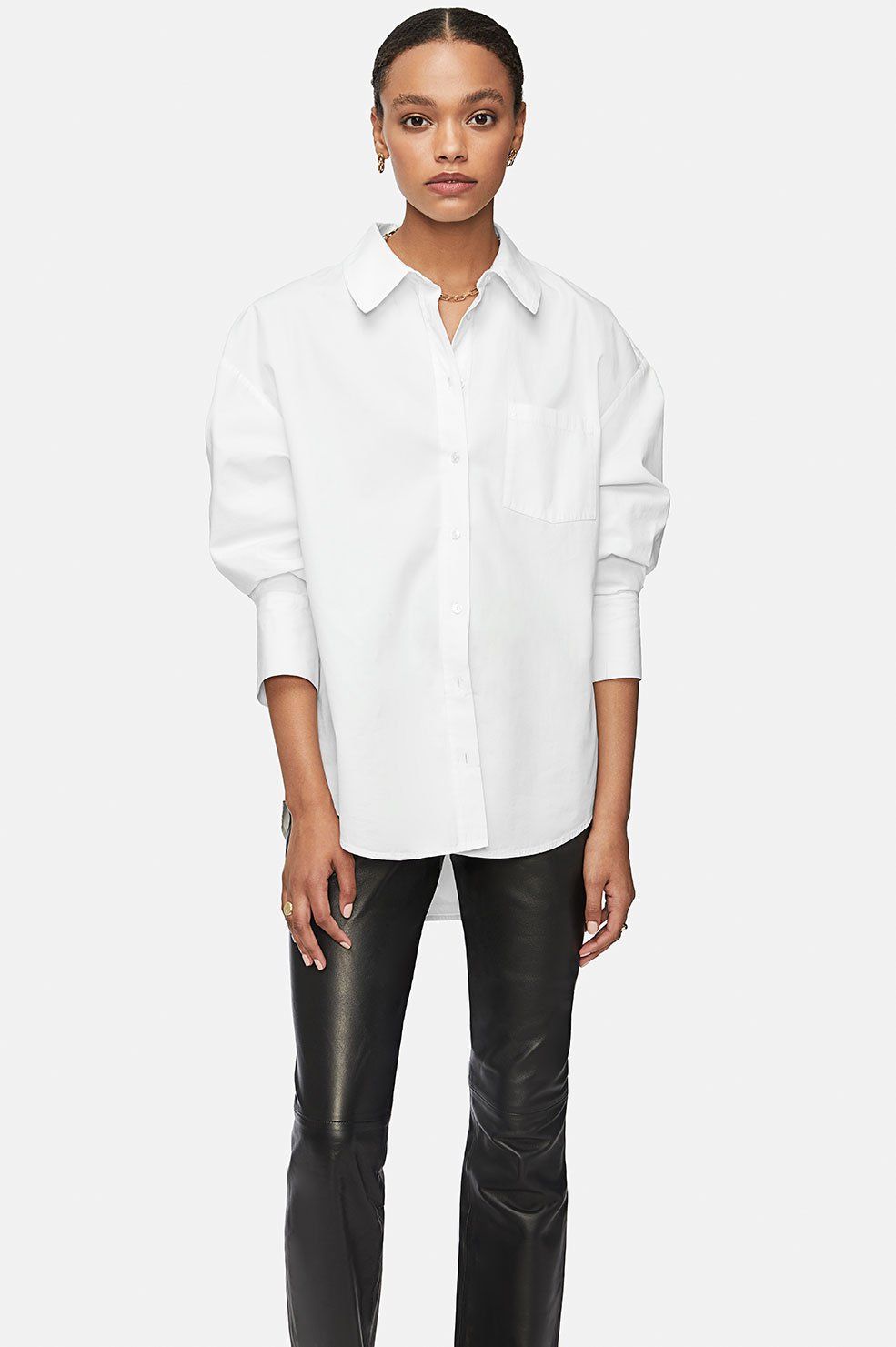 Anine Bing | Mika Shirt - White sold by Sister & Co product image thumbnail 2
