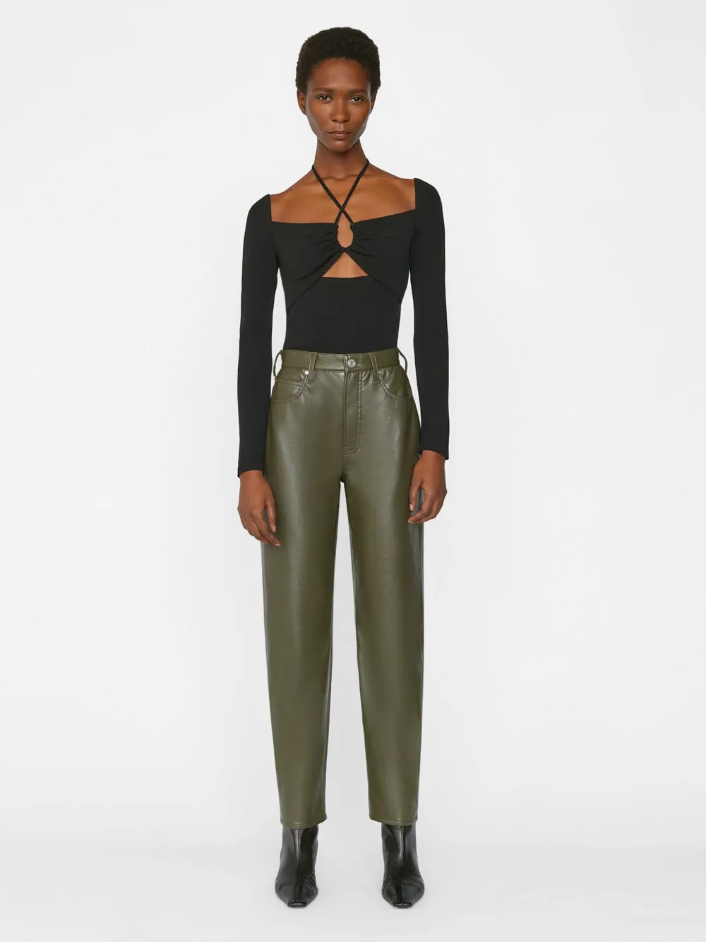 Frame Denim | Le High N Tight Straight - Fatigue sold by Sisters & Co product image thumbnail 2