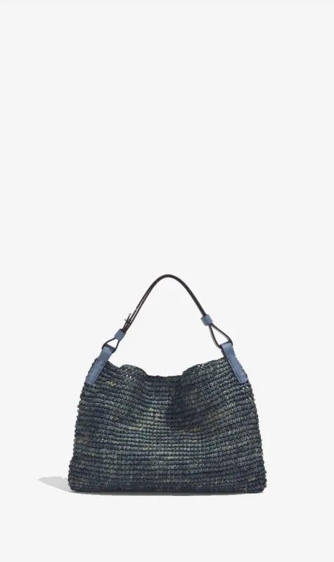 Proenza Schouler | Minetta Raffia Bag - Dove Grey sold by Sister & Co