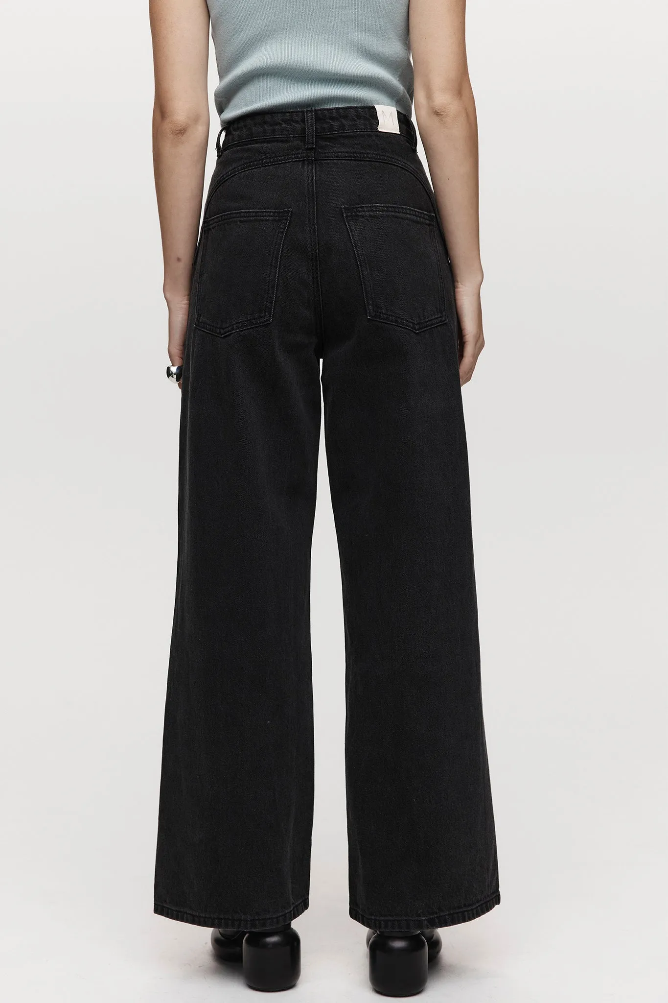 Marle | Wide Leg Jean - Washed Black sold by Sister & Co product image thumbnail 3