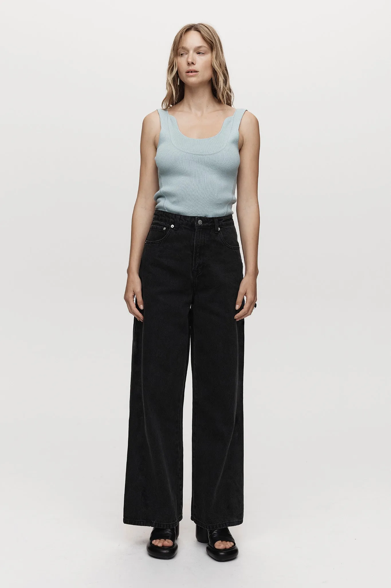 Marle | Wide Leg Jean - Washed Black sold by Sister & Co product image thumbnail 2