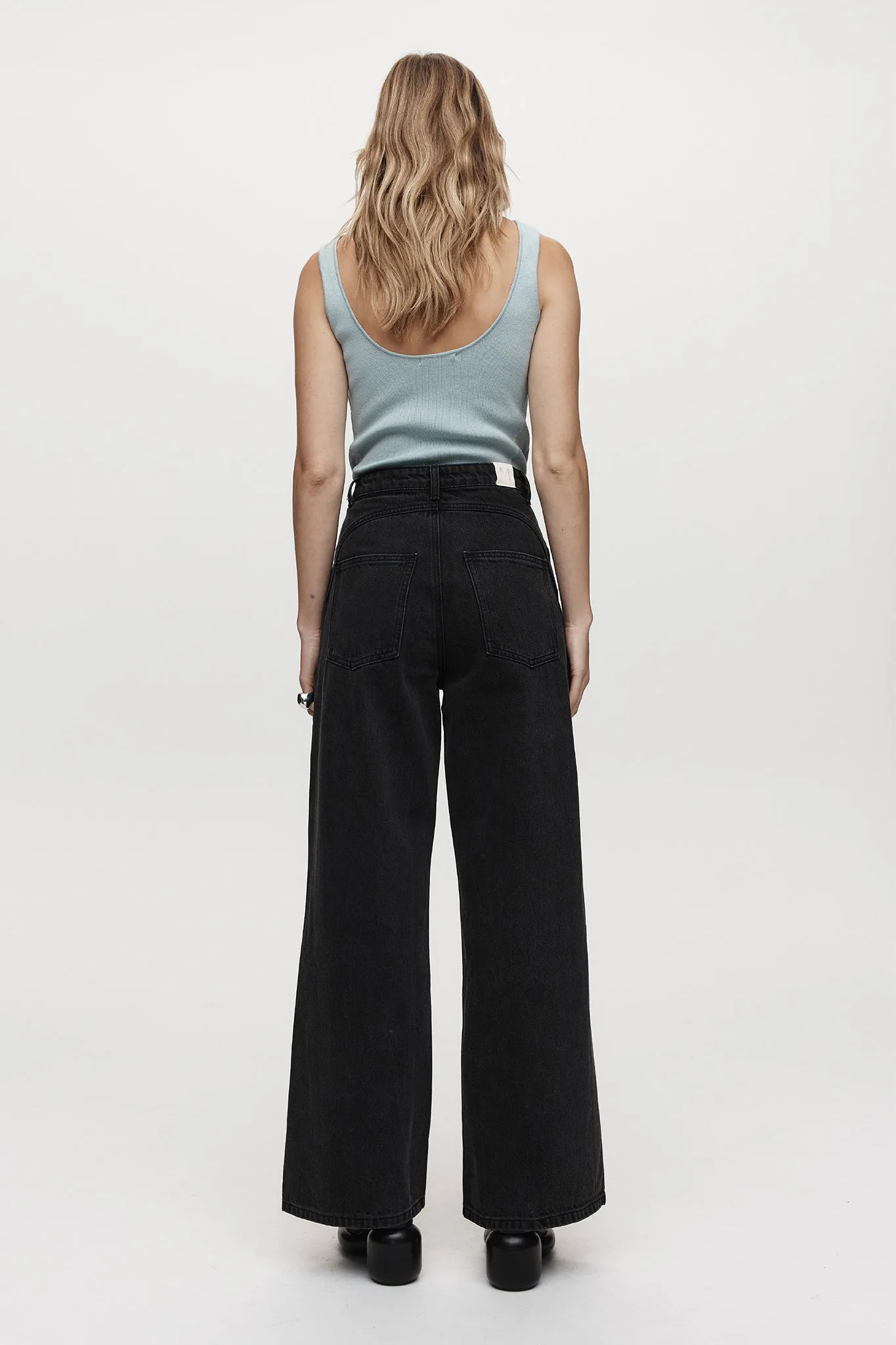 Marle | Wide Leg Jean - Washed Black sold by Sister & Co product image thumbnail 4