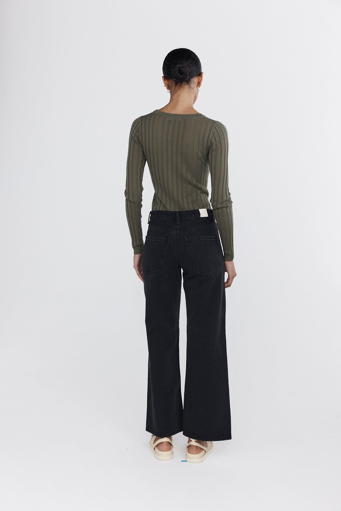 Marle | Wide Leg Jean - Black sold by Sister & Co product image thumbnail 4